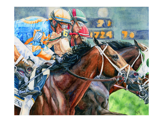 Derby 150 - Fierceness - Artist Renee Torbit - Autographed 8x10 Print