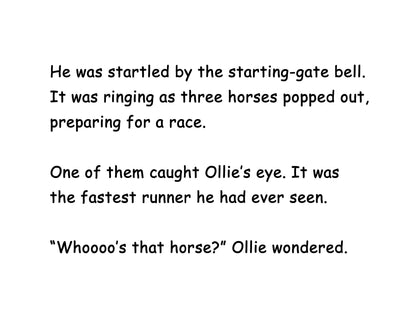 Ollie the Oaklawn Owl: Whoooo’s That Horse? - Children's Book by Mary Rampellini